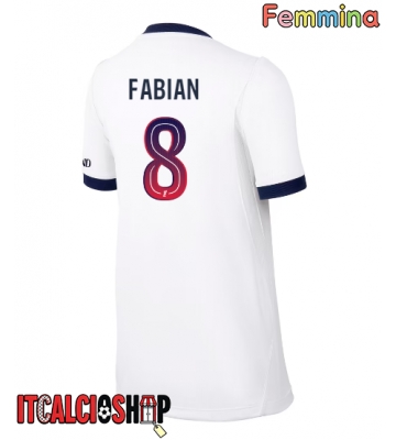 Paris Saint-Germain Fabian Ruiz #8 Seconda Maglia Femmina 2026-27 Manica Corta